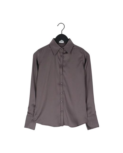 EST'SEVEN Blouse Bow in het Purple