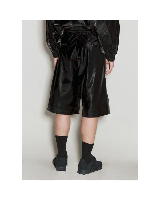 Y-3 Gestreifte bermuda-shorts in Black für Herren