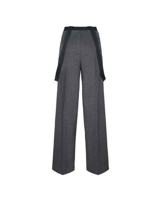 Dondup Gray Wide Trousers
