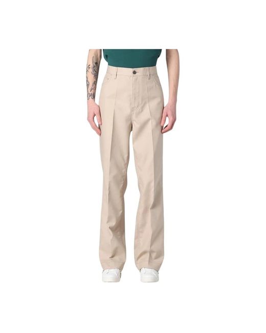 Valentino Natural Straight Trousers for men