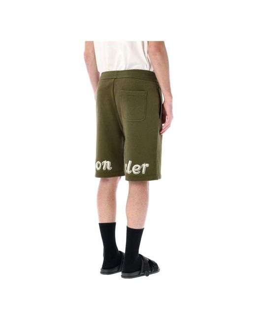 Casual Shorts Moncler de hombre de color Green