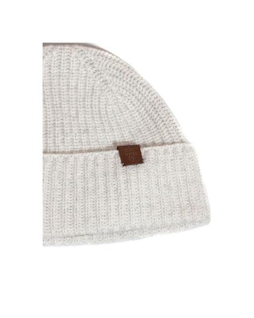 Eleventy Natural Beanies for men