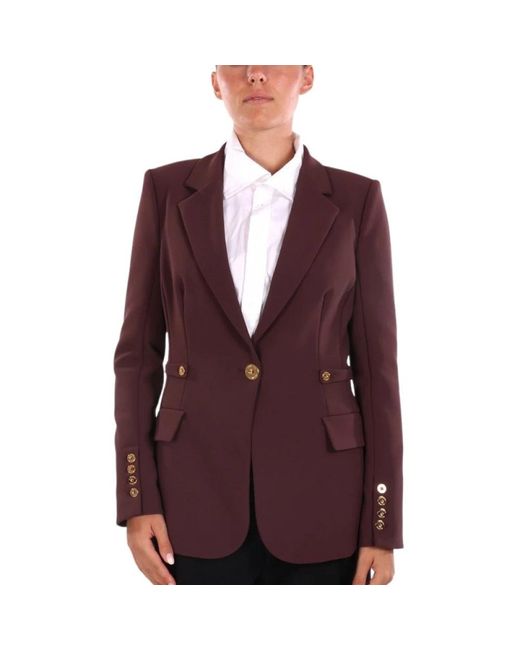 Elisabetta Franchi Purple Blazers