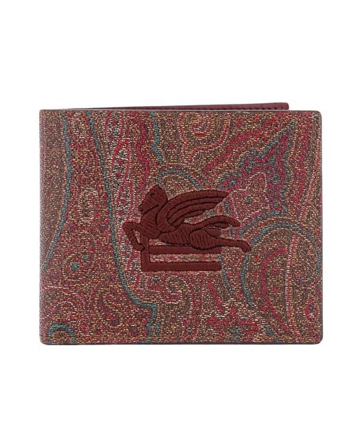Wallets cardholders di Etro in Red da Uomo