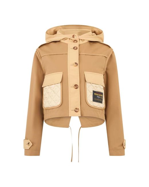 Light Jackets Moschino de color Natural