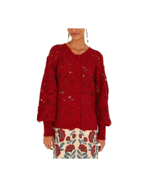 Farm Rio Red Cardigans