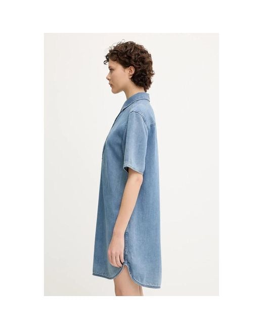 Short Dresses Samsøe & Samsøe de color Blue