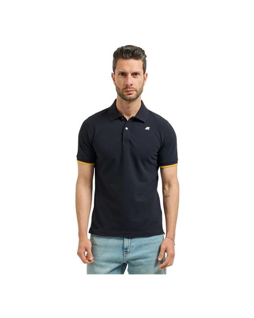 K-Way Black Polo Shirts for men