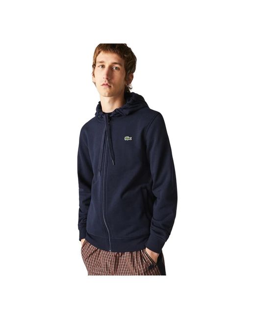 Lacoste Blue Zip-Throughs for men