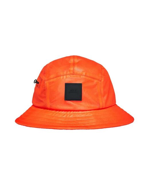 A_COLD_WALL* Accessoires ,Oranje ,Tech Storage Bucket Hat in het Orange voor heren