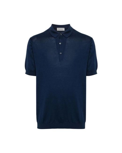 John Smedley Polo shirts in Blue für Herren