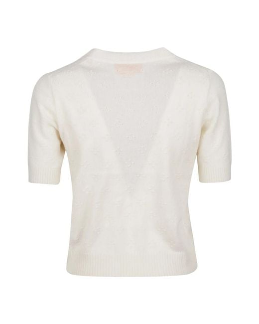 Guest In Residence White Cashmere Knitwear