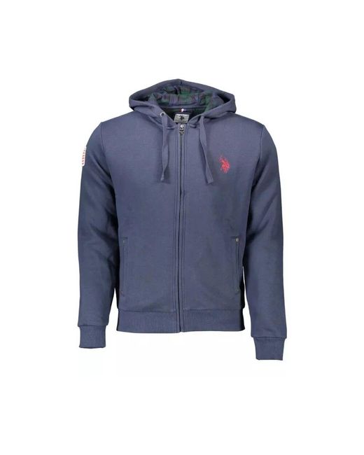 U.S. POLO ASSN. Blue Zip-Throughs for men