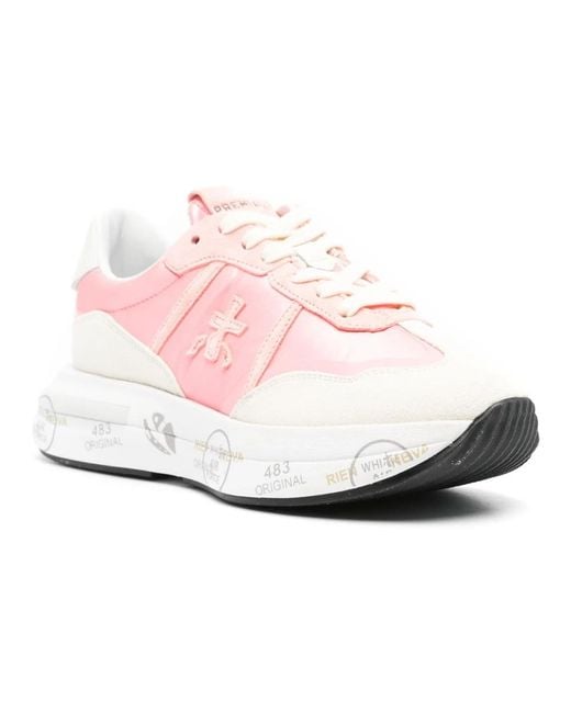 Premiata Pink Sneakers