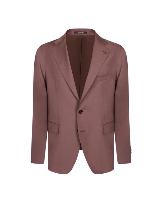 Tagliatore Brown Single Breasted Suits for men