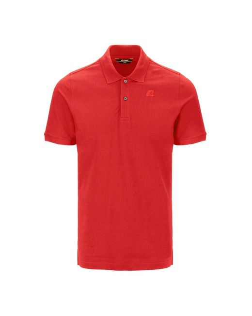 K-Way Red Polo Shirts for men