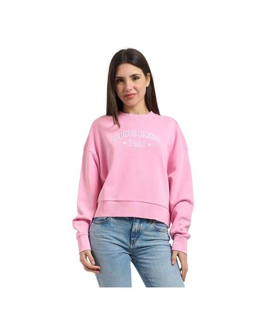 Guess Red Sweatshirts