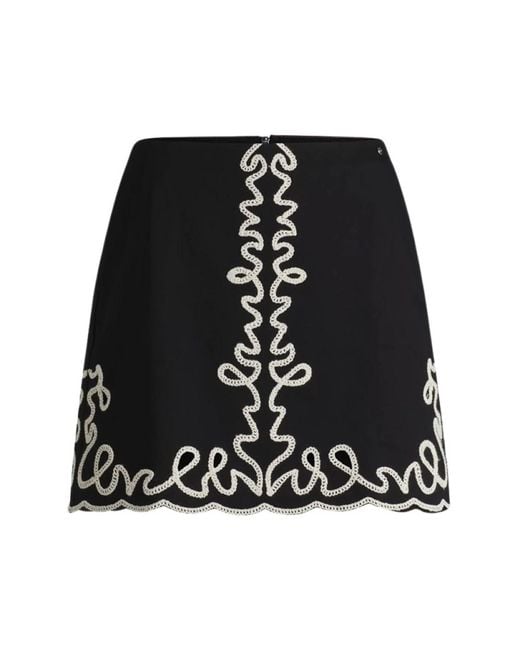 HUGO Black Short Skirts