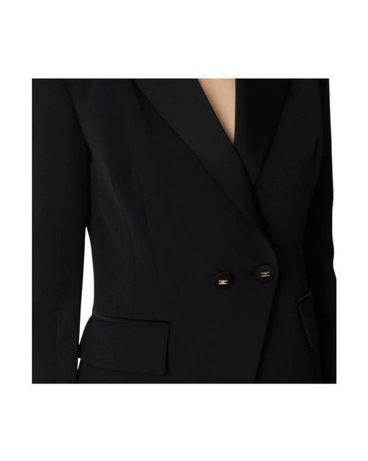 Elisabetta Franchi Black Blazers