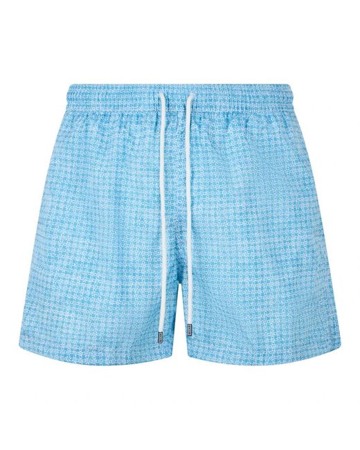 Fedeli Blue Beachwear for men