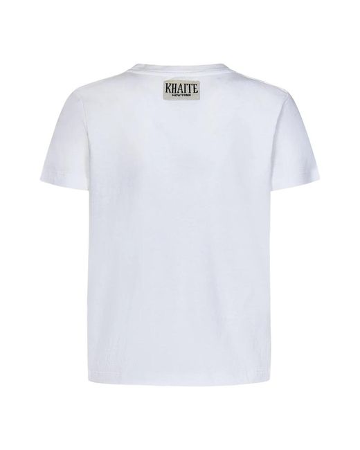 Khaite White T-Shirts