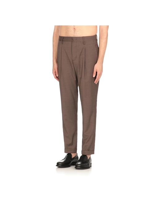 Slim-Fit Trousers di BRIGLIA in Gray da Uomo