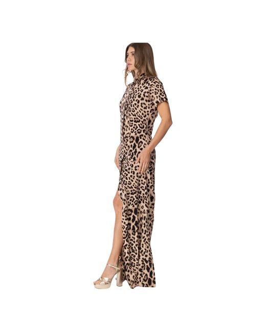ME FUI Brown Maxi Dresses