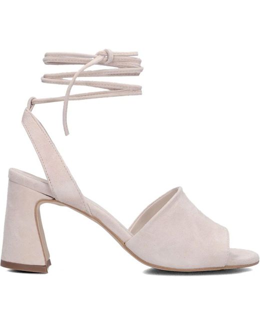 Notre-v White Elegante Sandale Mit Blockabsatz