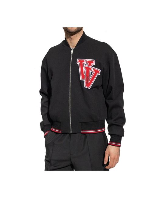 Bomber Jackets Versace de hombre de color Black