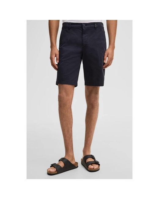 Strellson Chino Shorts in het Blue voor heren