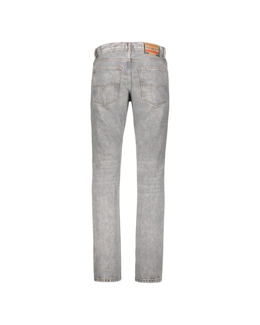 DIESEL Gray Jeans 5 Pockets for men