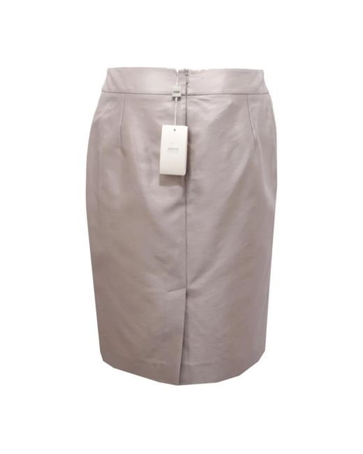 Armani Gray Short Skirts