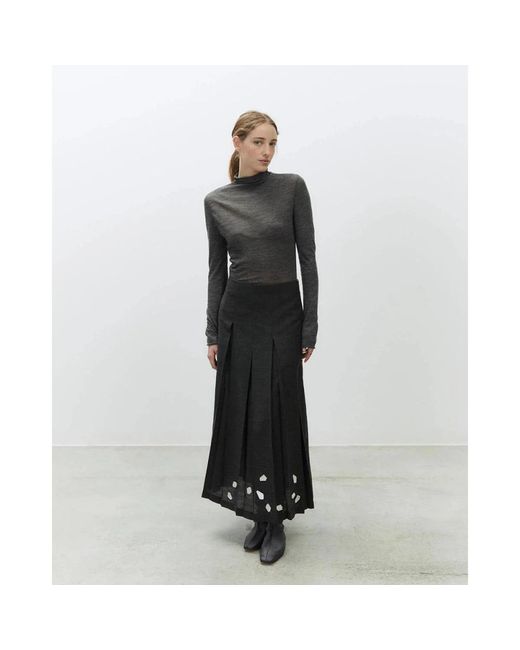 Midi Skirts Alysi de color Blue