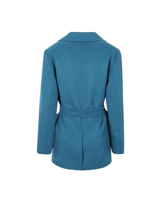 Weekend by Maxmara Blue Belted Coats