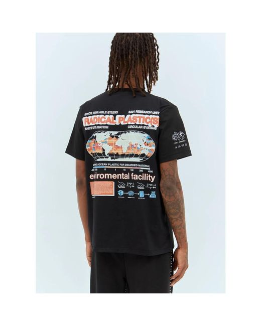 Space Available Black T-Shirts for men