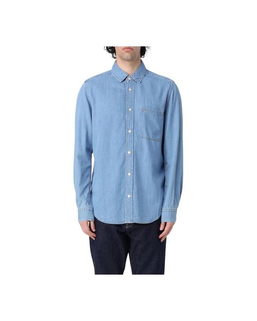 Denim Shirts Calvin Klein de hombre de color Blue