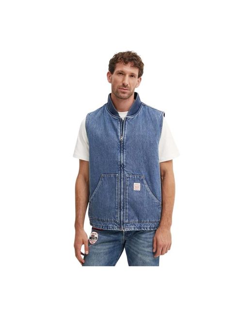 Vests Levi's pour homme en coloris Blue