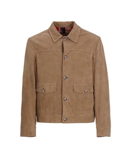 The Jack Leathers Brown Light Jackets for men