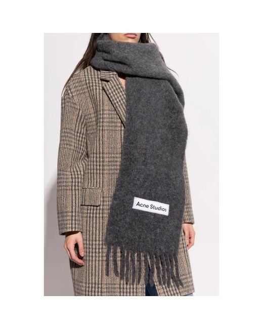 Acne Black Winter Scarves