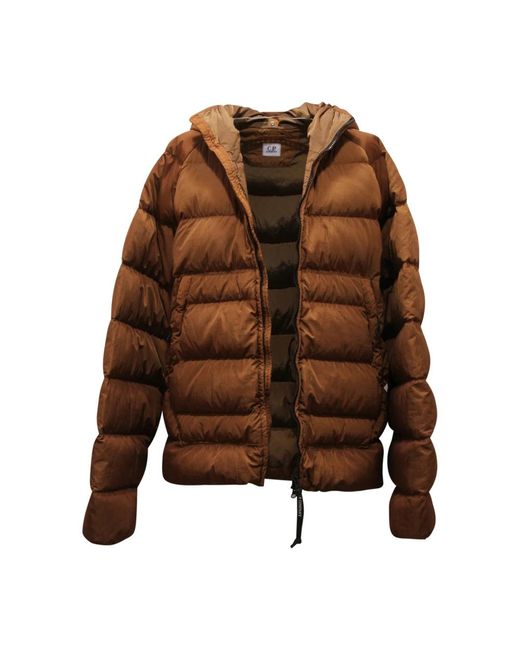 C P Company Brown Down Jackets for men