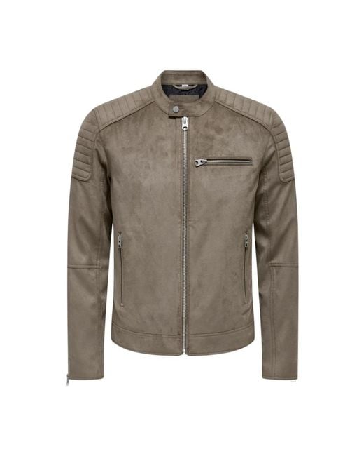 Only & Sons Light Jackets in het Gray voor heren