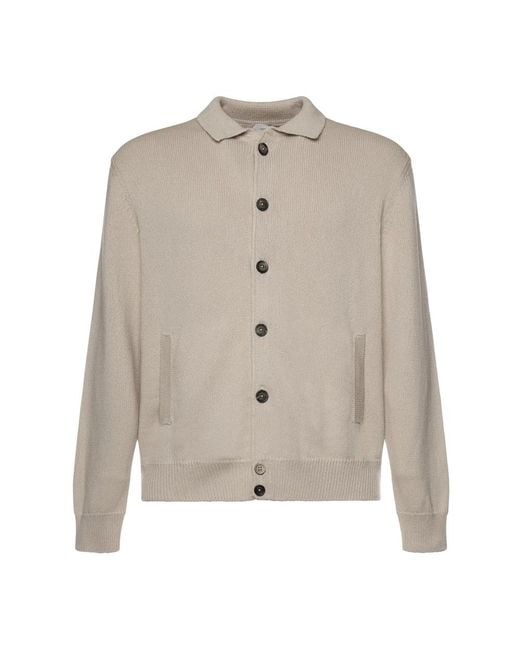 Eleventy Truien & Vesten ,Cardigans in het Natural voor heren