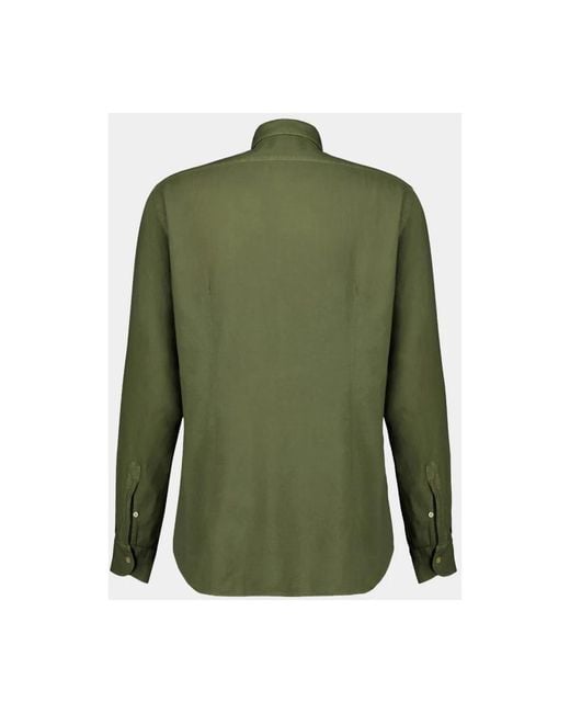 Boglioli Umweltfreundliches Grünes Hemd Mit Knöpfen in Green für Herren