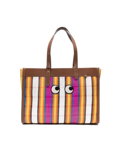 Anya Hindmarch Red Tote Bags