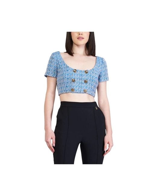 Elisabetta Franchi Blue Blouses