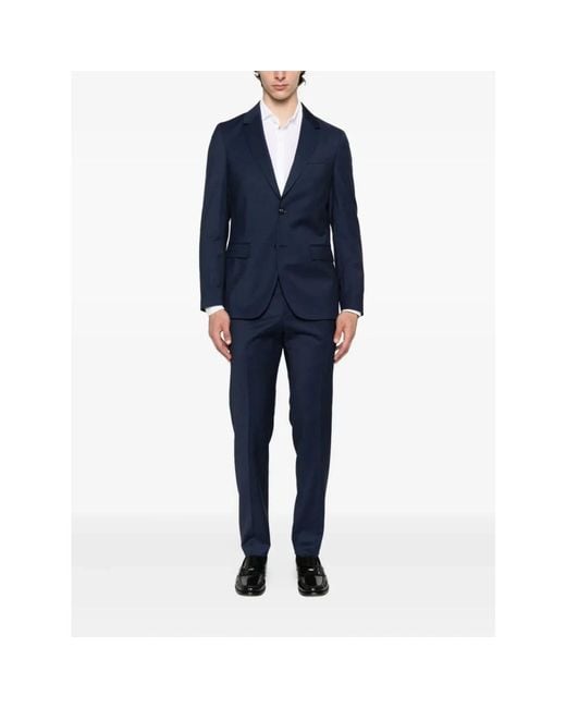HUGO Elegant Viscose Suit in Blue für Herren