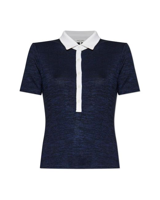Polo Shirts di Rag & Bone in Blue