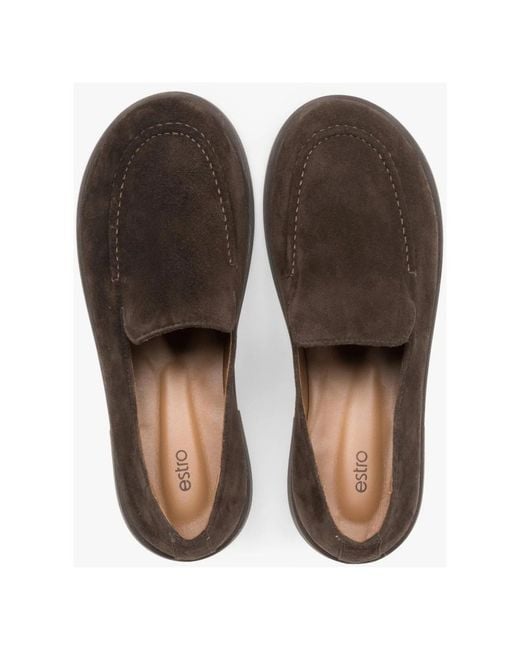 ESTRO Brown Loafers