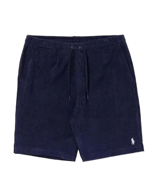 Ralph Lauren Polo-shorts aus baumwollmischung in Blue für Herren
