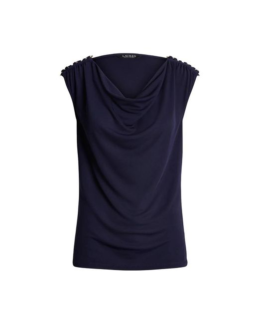 Ralph Lauren Blue Sleeveless Tops